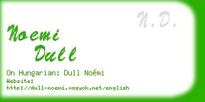 noemi dull business card